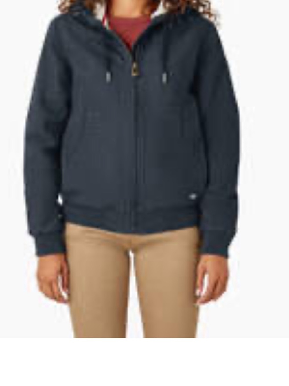 Ladies Dickies fleece lined duck canvas jacket XL NWT